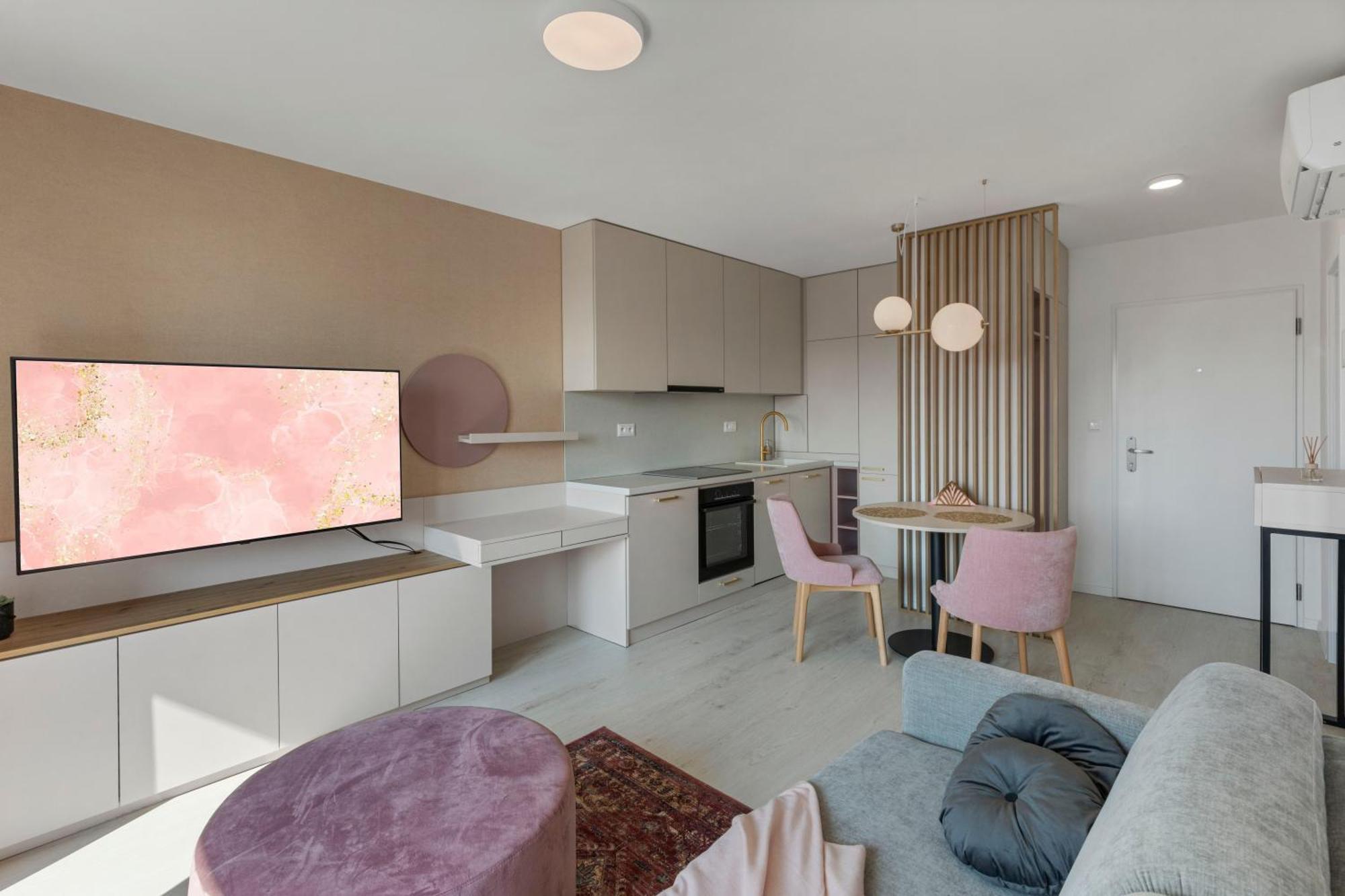 Apartament Lam Rose - Ac - Terrace Bratysława Zewnętrze zdjęcie
